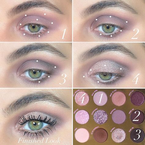 Colourpop Eyeshadow Looks, Eyeshadow Palette Looks, Eyeshadow Looks Step By Step, Summer Eyeshadow, Shadow Ideas, Black Smokey Eye Makeup, Pastel Makeup, Colourpop Eyeshadow, Hair Color Underneath