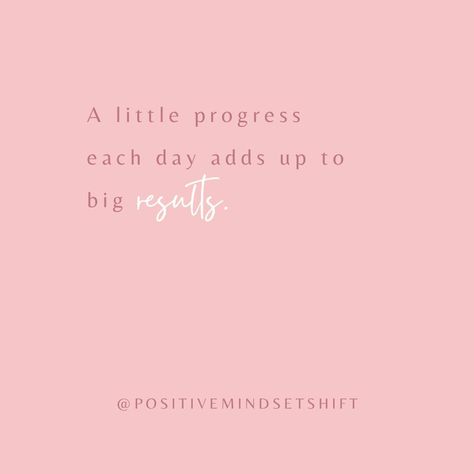 A little progress each day adds up to big results. Keep going, even the small steps count. 🌱✨ Drop a ❤️ if this resonates with you! Follow @positivemindsetshift for more motivation ✨ @positivemindsetshift @positivemindsetshift • • • #ProgressNotPerfection #KeepPushing #SmallStepsBigResults #ConsistencyIsKey #StayCommitted #DailyGrowth #TrustTheJourney #StepByStep #FocusOnTheProcess #SuccessTakesTime #GrowthMindset #ResultsDriven Consistency Is Key, Progress Not Perfection, Small Steps, Keep Pushing, Keep Going, Each Day, Growth Mindset