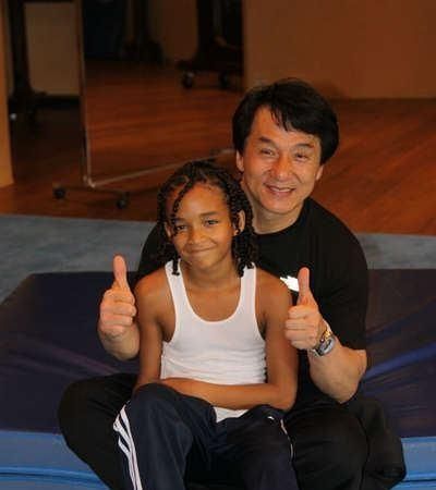 Jackie Chan and Jaden Smith Jackie Chan Aesthetic, Karate Kid Actor, Jacky Chan, Karate Kid 2010, 90s Hip Hop Fashion, Jaden Smith, Casting Pics, Jackie Chan, Karate Kid