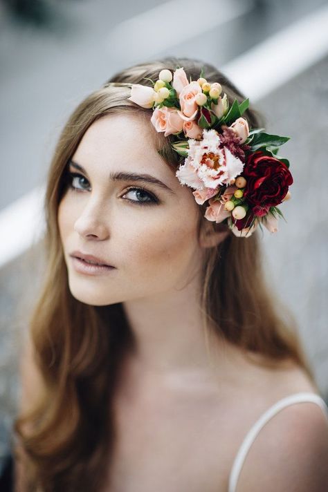 Real flower tiara