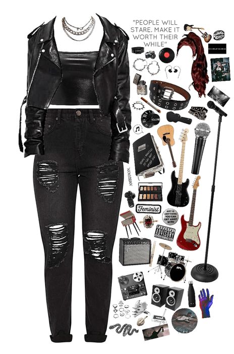 concert Outfit | ShopLook Alternative Concert Outfit Ideas, Yungblud Concert Outfit Ideas, Rock Concert Fits, Rammstein Concert Outfit, When We Were Young Festival Outfits, Concert Outfit Ideas Rock, Outfits Rockstar Mujer, Heavy Metal Concert Outfit, Metal Festival Outfit