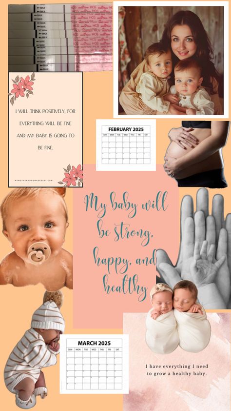 This is a healthy baby and pregnancy 🤰🏻🤱🏻❤️ Pregnancy Vision Board, Manifest Pregnancy, Pregnancy Affirmations, Baby Vision, Vision Board Examples, Vision Board Images, Vision Board Pictures, Healthy Baby, Healthy Babies