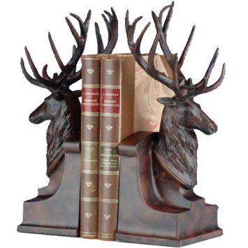 Product Elk Head, Lodge Room, Black Forest Decor, Buck Deer, Stag Head, Oxblood Red, Deer Head, Burled Wood, Hand Cast