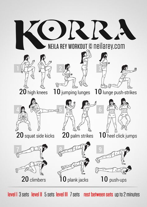 Korra Workout by Neila Rey Korra Workout, Superhero Workouts, Themed Workouts, Nerdy Workout, Neila Rey Workout, Neila Rey, Hero Workouts, Superhero Workout, Trening Sztuk Walki