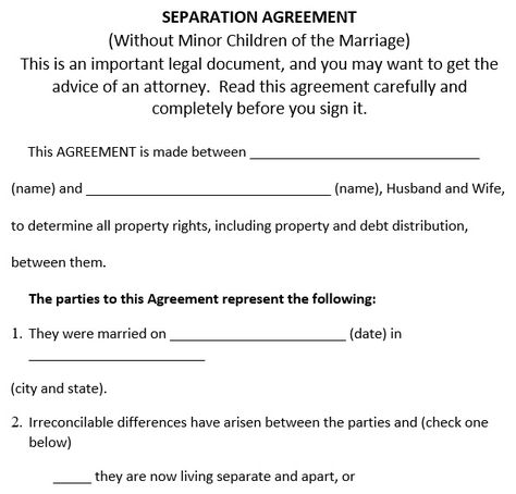 Free Marriage Separation Agreement Templates & Forms (MS Word) » TemplateData Relationship Agreement, Seperation Marriage, Separation Agreement Template, Divorce Agreement, Irreconcilable Differences, Legal Separation, Separation And Divorce, Financial Responsibility, Ms Word