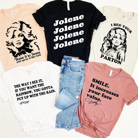 Dolly Parton T Shirt, Dolly Parton Shirt, Dolly Parton Quotes, Dolly Shirt, Love Graphic, Country Shirts, Music Legends, Dolly Parton, Cute Shirts