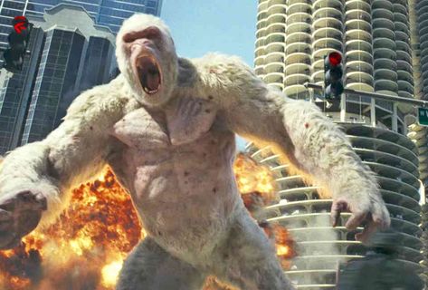 rampage movie Rampage Movie, New Line Cinema, Best Horror Movies, Rock Johnson, The Rock Dwayne Johnson, Giant Monsters, Jeffrey Dean Morgan, Dwayne The Rock, Best Horrors