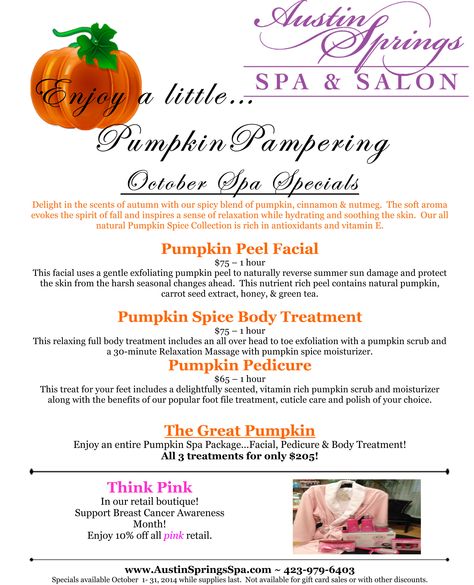 Carve out some time for yourself this month with our October specials! October Specials Salon, October Esthetician Specials, October Massage Specials, Facial Specials Ideas, Holistic Esthetics, Esthetician Ideas, Esthetician Salon, Med Spa Marketing, Spa Instagram