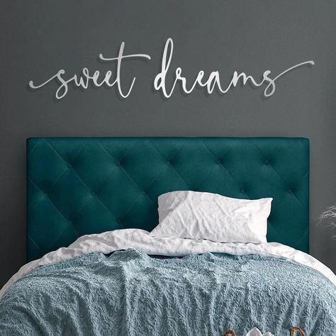 PRICES MAY VARY. Sweet Dreams Metal Wall Art: Not only does our handmade decor serve as a stunning visual element, but it also carries a deeper meaning. "Sweet Dreams" serves as a gentle reminder to prioritize self-care and relaxation in your daily routine. By displaying this master bedroom wall decor, you are creating a soothing atmosphere that encourages restful nights and rejuvenating sleep Good Performance: This bedtime dream sign adopt iron as material, which has no pungent smell, with smoo