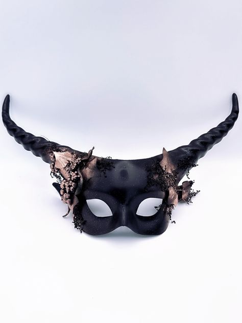 Red masquerade mask