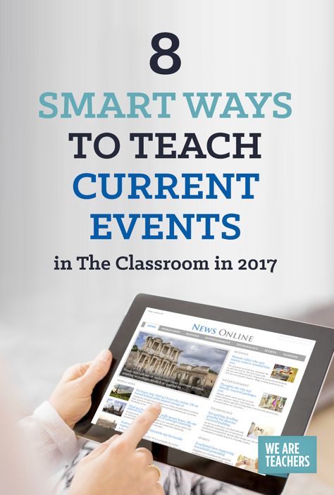 8 Smart Ways to Teach Current Events in the Classroom in 2017 Current Events Activities, Current Events Worksheet, Homeschool Fun, Social Studies Notebook, Contemporary Issues, Customer Service Jobs, High School Activities, Middle School Lessons, We Are Teachers