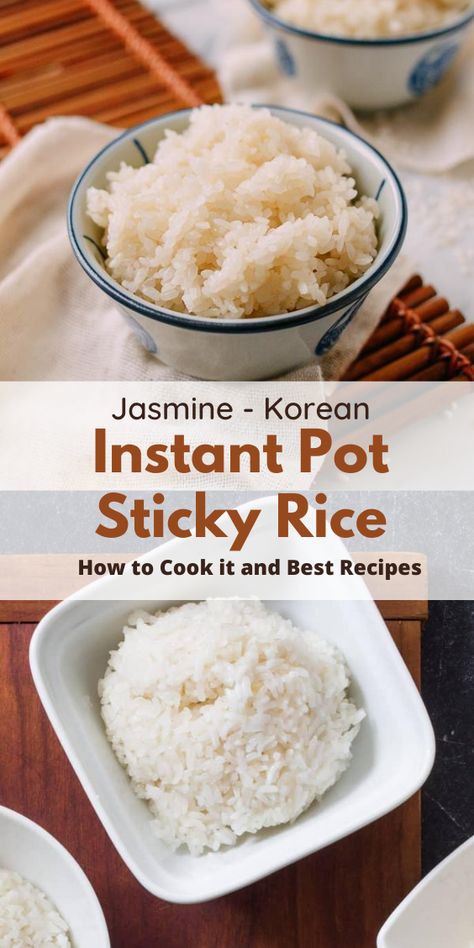 Instantpot Rice, Tips For Cooking, Recipes To Cook, Best Instant Pot Recipe, Instant Pot Dinner Recipes, Sticky Rice, The Best Recipes, Portuguese Recipes, Pressure Cooker Recipes