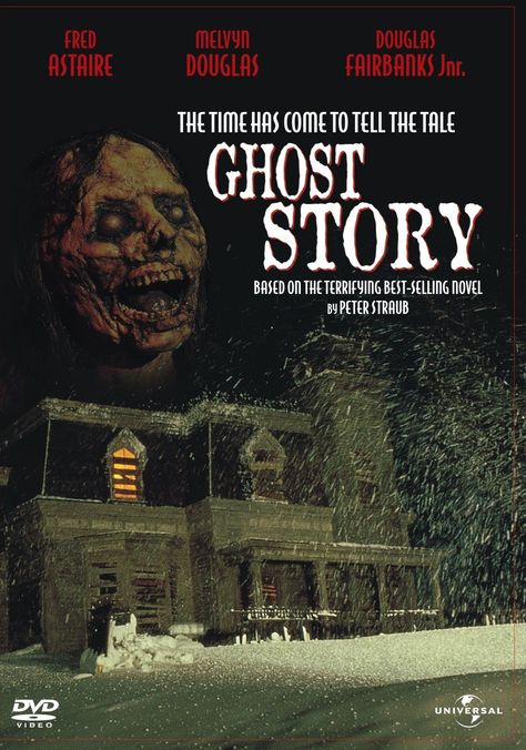 "Ghost Story" (1981) American Horror Movie, Drive In Movie Theater, New Movies To Watch, Tv Horror, Slasher Movies, Ghost Story, Horror Posters, Ghost Pictures, Horror Show