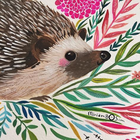 Hedgehogs? We've got hedgehogs! Come get your hedgehogs! @miriambos_  #hedgehog #artist #luckiestagentever #critters #painting #surfacedesign #jennifernelsonartists Pintura A Guache, Hedgehog Painting, Painting Gouache, Hedgehog Art, Art Prompts, Hedgehogs, Gouache Painting, Happy Saturday, Art Classes