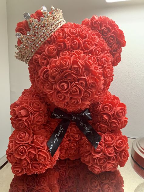 Flower Teddy Bear, Rose Teddy Bear, Roses Bouquet Gift, Red Quince, Luxury Flower Bouquets, Rose Bear, Money Bouquet, Creative Money Gifts, Flower Gift Ideas