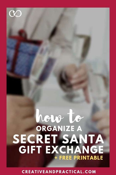 You want to read this post if you're the one organizing your office's secret Santa gift exchange. #giftexchange #creativeandpractical #secretsanta #gifts #organizetheholidays #hasslefreeholidays How To Organize Secret Santa At Work, How To Reveal Secret Santa, Secret Santa Office Ideas, Secret Santa Rules For Work, Secret Santa Rules, Gift Exchange Form, Work Secret Santa, Office Secret Santa, Secret Santa Gift Exchange