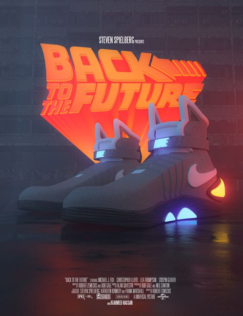 Nike Poster Vintage, Back To The Future Wallpaper Aesthetic, Vintage Nike Poster, Back To The Future Shoes, Back To The Future Wallpaper, Back To The Future Poster, Back To The Future Movie, Nike Poster, Sneakers Wallpaper