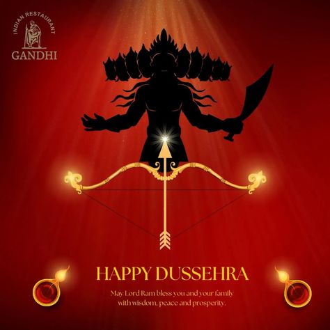 May the light of Dussehra brighten your days and the victory of good fill your heart with happiness! 🌟🏹 Happy Dussehra from Indian Restaurant Gandhi 🌺🌻💫 ' ' ' #IndianRestaurantGandhi #HappyDussehra #VictoryOfGoodOverEvil #DussehraCelebrations #DussehraVibes #JoyAndProsperity #BlessedDussehra #FestiveJoy #DussehraBlessings #CelebrateGoodness #Amsterdamnl Light Over Darkness, Dussehra Celebration, Happy Dussehra, Brighten Your Day, Festival Season, Victorious, First Love, Bring It On, Festival