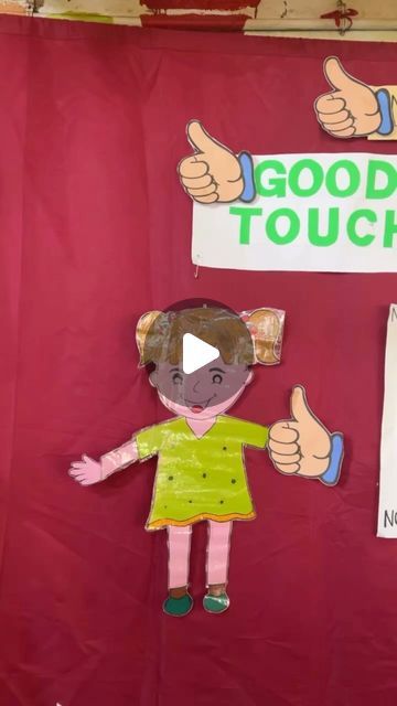 Safe Touch Activities, Children Day Games, Good Touch Bad Touch Lessons Kids, Good Touch Bad Touch Activities, Good Touch Bad Touch Posters, Play Group Activities, School Activity Ideas, Touch Activities, Good Touch Bad Touch