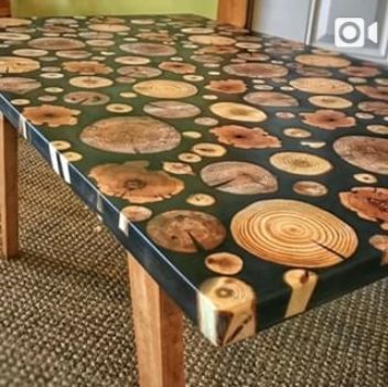 Woodworksworld Wood Coffe Table, Log Design, Epoxy Dining Table, Epoxy Table Top, Wooden Table Top, Epoxy Table, Epoxy Resin Table, Clear Epoxy, Dining Table Top