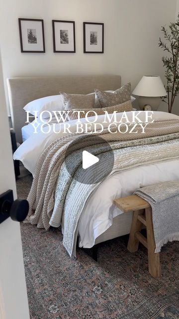 Target Bedding Ideas, Transitional Home Design, Target Bedding, Affordable Bedroom, Chunky Knit Throw Blanket, Bedroom Styling, Airbnb Design, Transitional Home, Home Finds