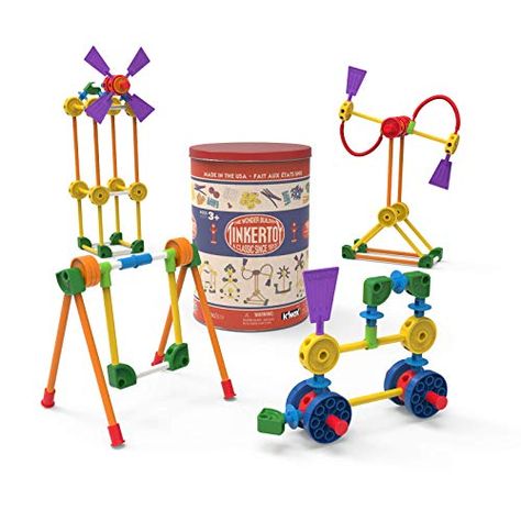 14 Classic Toys That Still Rock - FamilyEducation Best Toddler Toys, Construction Play, Tinker Toys, Building Toys For Kids, Lincoln Logs, Classic Building, Preschool Education, Construction Toy, Building Ideas