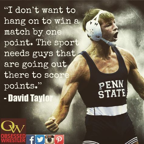 #Wrestling Needs More Obsessed Wrestlers L I K E David Taylor  S H A R E to Inspire Others !!  #David #Taylor #MagicMan  #AmateurWrestling #PennStateWrestling #WeAre #PennState #Magic 😎 #Man Penn State Wrestling, Wrestling Motivation, Ncaa Wrestling, Wrestling Rules, College Wrestling, Youth Wrestling, Wrestling Quotes, David Taylor, Wrestling Videos