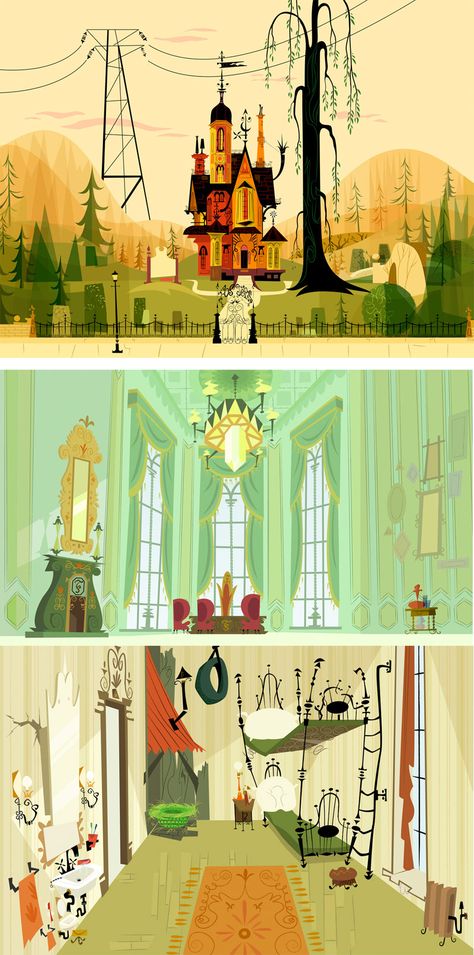 Home For Imaginary Friends, Foster Home For Imaginary Friends, House Cartoon, Imaginary Friends, Bg Design, Scene Design, Foster Home, Cartoon Background, Imaginary Friend