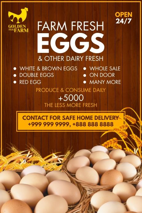 Eggs Retail Banner 2021 Poster Template Egg Selling Ideas, Egg Advertising Design, Egg Advertising, Egg Poster Design, Egg Business, National Egg Day, Egg Poster, Selling Eggs, Egg Logo