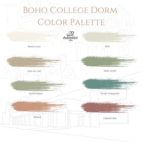 Start your college move-in right with some beautiful paint colors! Vendors: @vintagecharmhomestead @vintageveneersdecor @foxtrot_home @dumpsterdiva1923 @alisonmullendesigns @fleabodyshop - - - #paint #autenticopaint #paintcolors #colorpalette #colors #paintcolorpalette #colorpaletteideas #college #dorm #CollegeDormDecor #collegedormdecor Beautiful Paint Colors, Dorm Colors, Paint Color Palettes, College Dorm Decorations, Foxtrot, College Dorm, Paint Color, Color Palettes, Paint Colors