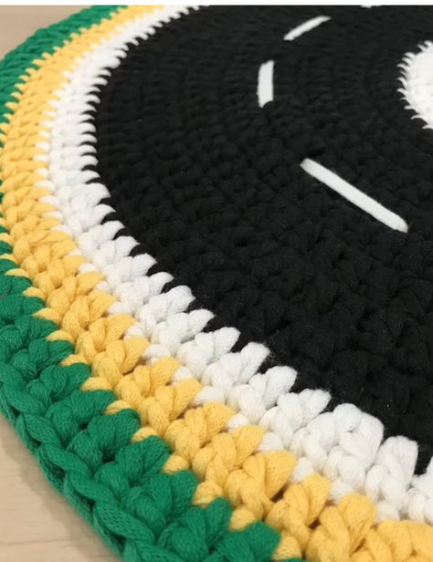 You Can Get Your Kids A Crochet Race Track Rug That'll Have Them Racing Around For Hours Kids Activities Blog Crochet Race Track, Race Track Rug, Toy Race Track, Crochet Rug Patterns Free, Crochet Mat, Car Blanket, Crochet Car, Easy Crochet Patterns Free, Blanket Diy