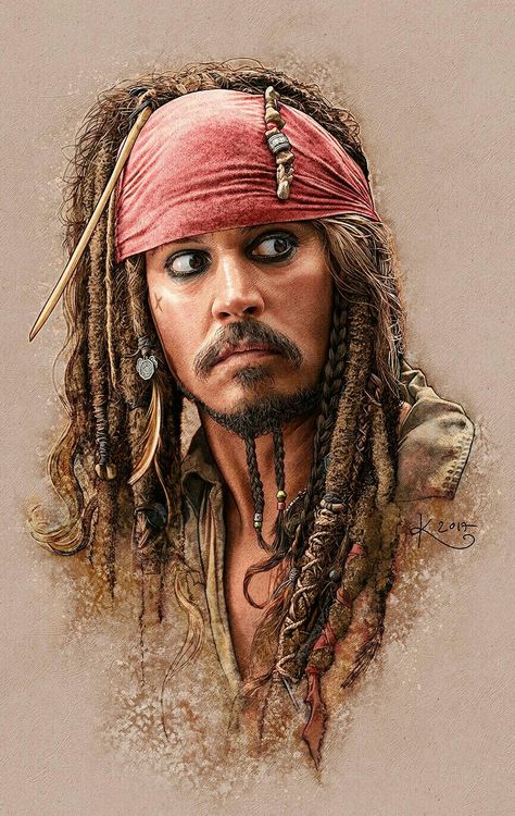 Jack Sparrow Drawing, Jake Sparrow, Captian Jack Sparrow, Sparrow Drawing, Jack Sparrow Wallpaper, Johnny Depp Wallpaper, Johnny Depp Characters, Sparrow Art, جوني ديب