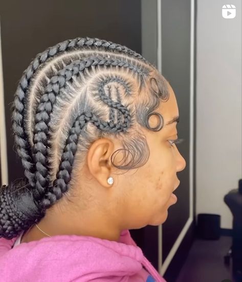 Feed In Braids Hairstyles, Box Braids Hairstyles For Black Women, Cute Braided Hairstyles, Braids Hairstyles Pictures, Braided Cornrow Hairstyles, Trendy Hairstyle, Protective Hairstyles Braids, Cool Braid Hairstyles, Girls Hairstyles Braids