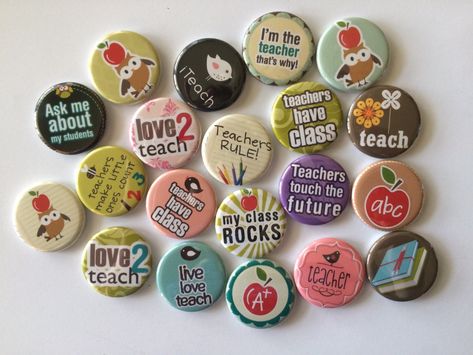 Teaching Rules, Button Maker, School Teacher Gifts, Ball Markers, Student Teaching, Bee Theme, Fridge Magnet, Free Gift Wrapping, Button Pins