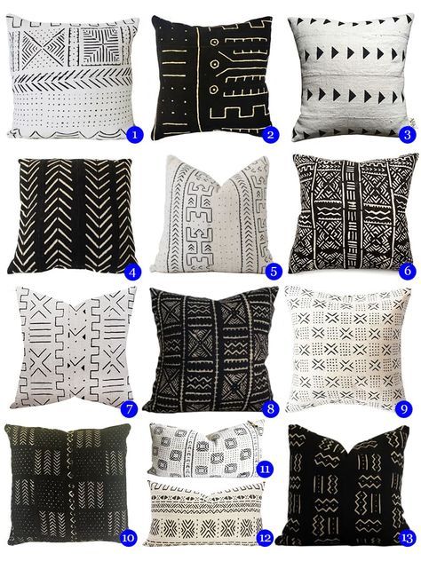 Types Of Pillows, Draps Design, African Interior, African Home Decor, Mudcloth Pillow, African Decor, Home Accessory, Gold Pillows, African Mud Cloth