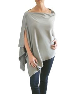 Diy Maternity Clothes, Nursing Shawl, Nursing Poncho, Maternity Sewing, Diy Nursing, Nursing Covers, Nursing Fashion, Nursing Wear, Nursing Tops