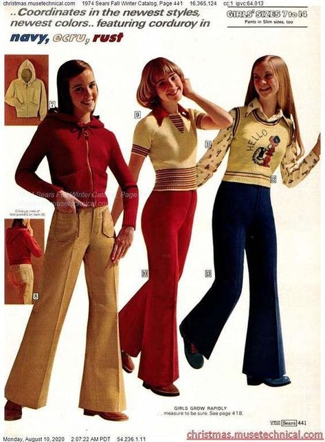 70s Teen Fashion, Decades Fashion, Teen Fashion Trends, Mode Retro, 60s 70s Fashion, 60s And 70s Fashion, 70s Inspired Fashion, 70s Outfits, 70’s Fashion