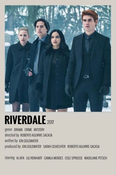 Popular Shows On Netflix Tv Series, Riverdale Movie, Movie Poster Polaroid, Teen Book Series, Riverdale Poster, Poster Polaroid, Romantic Series, Riverdale Cole Sprouse, Posters Minimalist