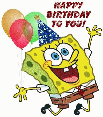 Spongebob Happy Birthday GIF - Spongebob HappyBirthday Horray - Discover & Share GIFs Spongebob Happy Birthday, Happy Birthday Spongebob, Spongebob Happy, Birthday Spongebob, Spongebob Gif, Bob Sponge, Happy Birthday Gif, Happy Birthday Printable, Spongebob Birthday