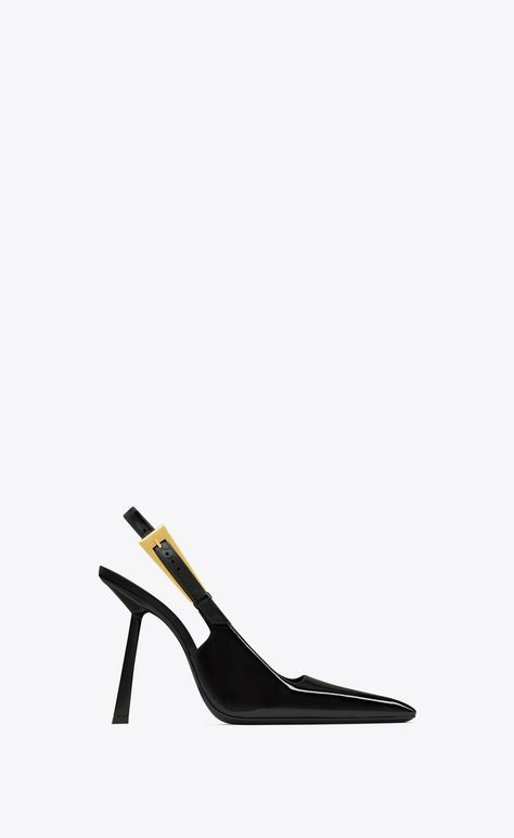 Everyone in Fashion Owns These Viral Saint Laurent Heels | Who What Wear Dr Shoes, Ysl Heels, Yves Saint Laurent Shoes, Slingback Flats, The Saint, Slingbacks, How To Make Shoes, Slingback Heel, Slingback Pump