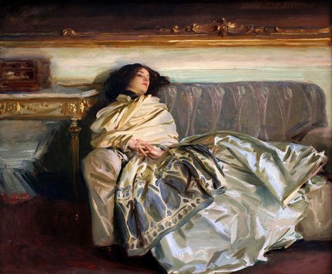 Nonchaloir ( Repose ) 1911. John Singer Sargent (1856 - 1925) National Gallery of Art, Washington, D.C. John Sargent, John William Godward, Istoria Artei, Country Wall Art, Bird Canvas, John Singer Sargent, American Painting, Hur Man Målar, National Gallery Of Art