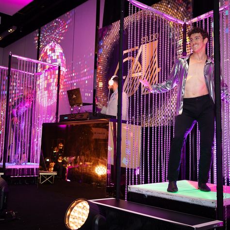 More from this epic Studio 54 themed corporate event at @crownhotels ✨ Our black & white dance floor provided the ultimate spot for guests to dance the night away🕺 Planning & concept @whitespacesyd Dancers @vogueentertainmentau Signage @signed_byg #studio54 #studio54party #studio54theme #corporateevent #melbourneevents Studio 54 Aesthetic, Studio 54 Party Theme, Black White Dance Floor, Abba Party, White Dance Floor, Studio 54 Party, White Dance, Signage Signs, Studio 54