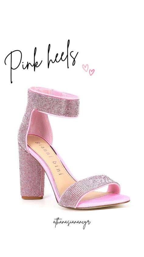 Pink Sparkly High Heels, Pink Sparkle Heels, Pink Prom Heels, Pink Rhinestone Heels, Quince Heels, Pink Sparkly Heels, Pink Sparkly Shoes, Hoco Heels, Bright Pink Heels