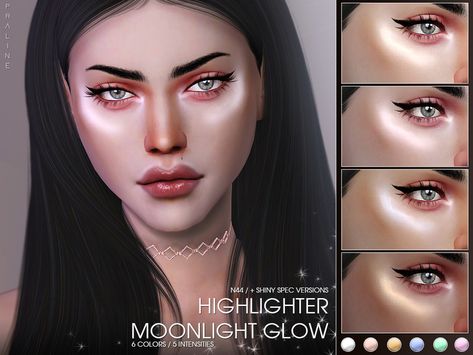 Highlighter in 30 colors, 2 versions. Found in TSR Category 'Sims 4 Female Blush' Sims4 Cc Highlighter, Sims 4 Cc Skin Highlight, Sims Cc Highlight, Sims 4 Cc Highlight And Contour, The Sims 4 Make Up Cc, Sims 4 Cc Makeup Highlight, Sims 4 Highlighter Cc, Sims 4 Cc Female Makeup, Sims 4 Highlighter