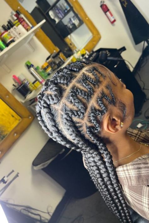 Top 27 Frontal Hairstyle Ideas For Revamped Look In 2023 Zig Zag Scalp Braids, Zigzag Cornrows With Beads, 4 Zig Zag Feed Ins, Zigzag Cornrows Braids For Black Women, Zig Zag Cornrows Braids Black Women, Zig Zag Straight Back Braids, Geometry Braids, Zig Zag Cornrows Braids, Zigzag Cornrows