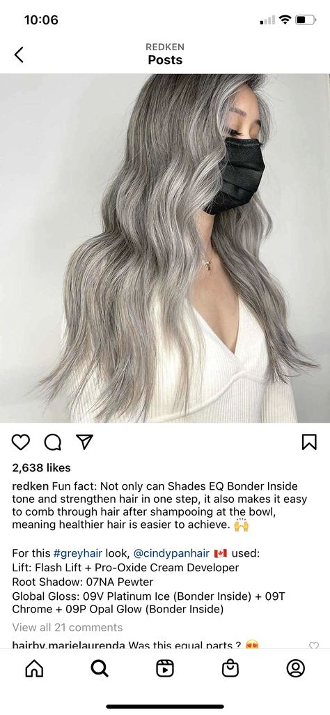 Gray Formula Shades Eq, Silver Hair Shades Eq Formula, Shades Eq Silver Formula, Redken Grey Toner Formulas, Grey Blending Formula Redken, Gray Toner Formula, Redken Shades Eq Silver Formulas, Grey Shades Eq Formula, Silver Hair Formula Redken