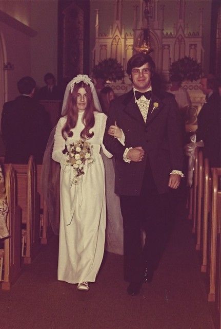 OUR WEDDING | 12/16/1972 | SMOKKE | Flickr Rustic Barn Weddings, Retro Weddings, Old Fashioned Wedding, 1970s Wedding, 1960s Wedding, Barn Wedding Photos, Orthodox Wedding, Bridal Gowns Vintage, Eclectic Wedding