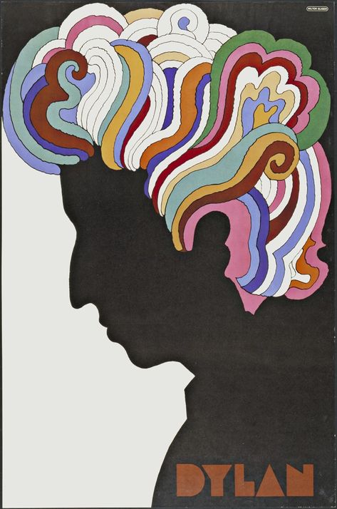 Bob Dylan Poster, 60s Art, Vintage Music Posters, Milton Glaser, Vintage Bob, Philadelphia Museum Of Art, Bold Logo, Art Africain, Rock'n Roll