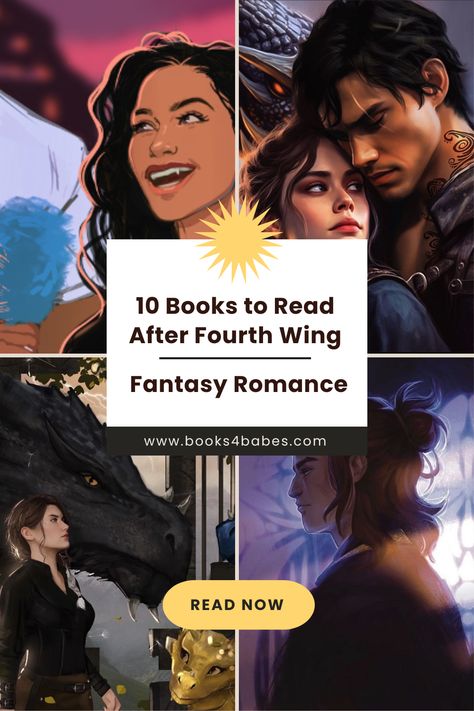 10 Fantasy Romance Books to Read After 'Fourth Wing'💕#LoveStory #RomanticEncounters #HeartfeltConnections #DateNightIdeas #SoulmateSearch #FlirtyFridays #CandlelitDinners #StarryEyedMoments #LoveQuotes #DreamyDates #WhisperedPromises #AmourAdventures Book Fan Art Romance, Books To Read Fantasy Series, Zaden Fourth Wing, Books Similar To Fourth Wing, Books Fantasy Romance, The Inadequate Heir Fanart, What To Read After Fourth Wing, Acotar Reading Order, Fourth Wing Series