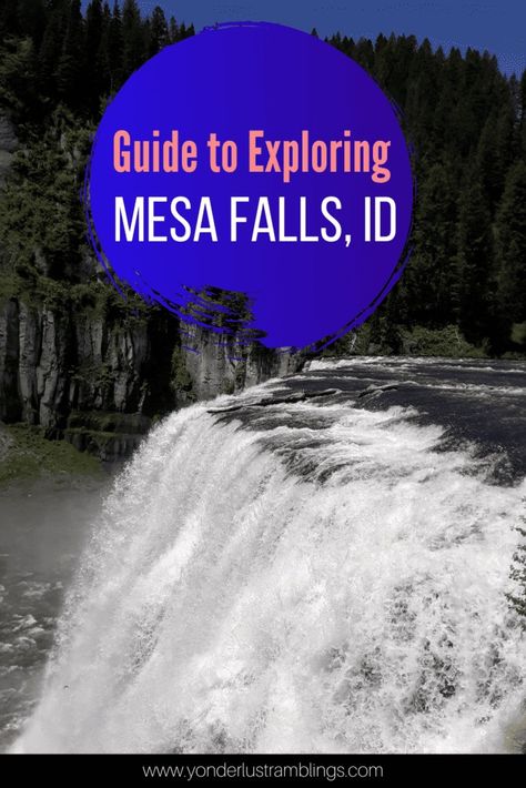 Guide to Exploring Mesa Falls Idaho - Yonderlust Ramblings Island Park Idaho, Jackson Wy, Hiking Training, Hiking Guide, Island Park, Idaho Falls, Yellowstone National Park, Hiking Trails, Travel Usa